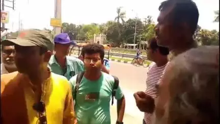 কৃষ্ণনগর ১: জলঙ্গি নদী সমাজের পক্ষ থেকে বিভিন্ন দাবিতে আবারো কৃষ্ণনগরে এনএইচ এ আই এর অফিসে ডেপুটেশন