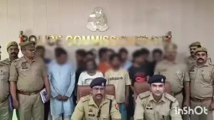 आगरा: एसआर गली के पास बंद मकान में जुआ खेल रहे 14 अभियुक्तों को पुलिस ने किया गिरफ्तार, डीसीपी सिटी ने दी जानकारी