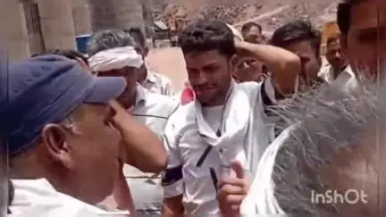 छबड़ा: अकावद बाँध पर किसानों ने धरना दिया, बाँध का काम रुकवाया