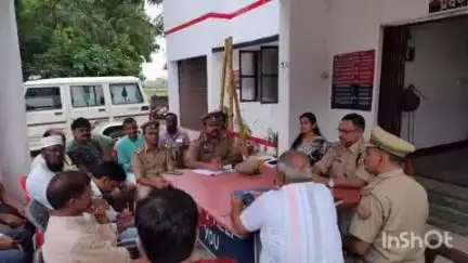 गभाना: गभाना कोतवाली चण्डौस में शांति समिति की बैठक में दिए गए कड़े निर्देश
