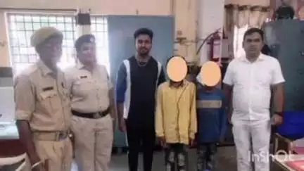 ಶಿವಮೊಗ್ಗ: ನಗರದ ರೈಲ್ವೆ ನಿಲ್ದಾಣದಲ್ಲಿ ಇಬ್ಬರು ಅಪ್ರಾಪ್ತ ಬಾಲಕರ ರಕ್ಷಣೆ