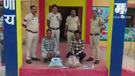 बिलाईगढ़ पुलिस ने दो अलग-अलग अवैध शराब के मामलों में दो आरोपियों को गिरफ्तार कर भेजा जेल