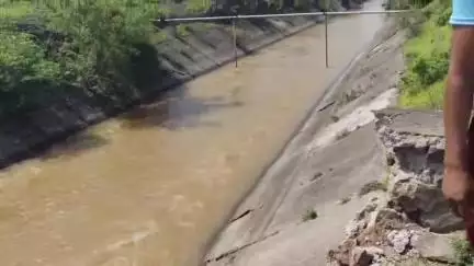 आंबेगाव: महाळुंगे पडवळ परिसरातील डिंभे धरणाच्या डाव्या कालव्यावर असणारा पूल कोसळला #jansamasaya