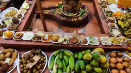 मांझी: दाउदपुर के भरवलिया में छप्पन भोग प्रसाद से भगवान शिव की आराधना, उमड़ी भक्तों की भीड़