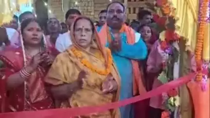हरनौत: दलदलीचक गांव में प्राण प्रतिष्ठा के बाद शुरू हुआ 36 घंटे का अखंड कीर्तन