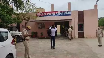 पीलीबंगा: पीलीबंगा कस्बे के वार्ड 5 में आपराधिक षड्यंत्र रचकर मोटरसाइकिल खुर्दबुर्द करने का आरोप