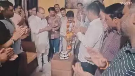 निवाड़ी: आज विधायक पर आजाद अध्यापक शिक्षक संघ म.प्र. के प्रांतीय प्रवक्ता राकेश तिवारी का जन्मदिन मनाया गया