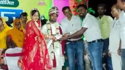 शिवसागर: पड़डी गांव में रामास्वामी पेरियार मानव कल्याण ट्रस्ट ने सामूहिक कन्या विवाह का किया आयोजन