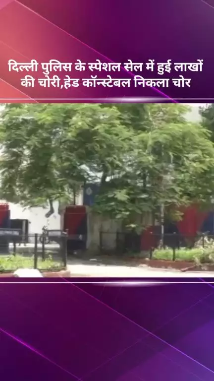 सरस्वती विहार: दिल्ली पुलिस स्पेशल सेल में लाखों की हुई चोरी, हेड कॉन्स्टेबल निकला चोर