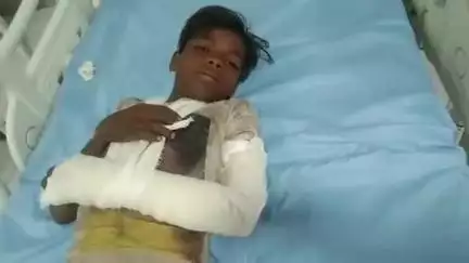सहाड़ा: महेंद्रगढ़ में ट्रेलर ने बाइक को मारी टक्कर, बाइक पर सवार बालक घायल, जिला अस्पताल में कराया भर्ती