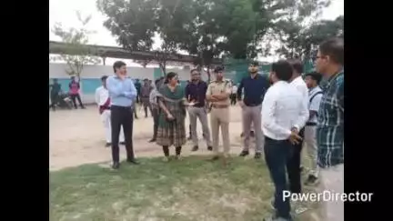 मनसाही: होमगार्ड बहाली को लेकर राजेंद्र स्टेडियम में DM व SP ने सुरक्षा का जायजा लिया