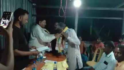 দাংতল ৰাজহ চক্ৰ: দক্ষিণ কলিয়াগাঁৱত ইউপিপিএলৰ যোগদান সভা অনুষ্ঠিত, উপস্থিত চিদলীৰ বিধায়ক নিৰ্মল কুমাৰ ব্ৰহ্ম