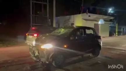नवादा: KLS कॉलेज के पास एक बाइक और कार की टक्कर में एक युवक की मौत, दो लोग घायल, मृतक की पहचान नहीं हुई