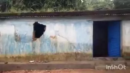 ଚମ୍ପୁଆ: କାଟୁଳିକନା ଗାଁ ରେ ଗୋଟିଏ ଘର ଭାଗିଂଲେ ଛବିଶ ଦଳିଆ ହାତୀପଲ ସେହିପରି କେମୁଣ୍ଡିଆ ଗାରେ ଗୋଟିଏ ଘର ଭାଗିଂଲେ ତିନିଟିକିଆ ହାତୀ ପଲ