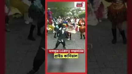 Nagpur এ LGBTQ সম্প্রদায়ের Pride Carnival। N18S #shorts