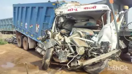 चरखी दादरी: लोहरवाड़ा के पास NH-334B पर ट्राला-डंपर की टक्कर, यूपी के ड्राइवर की मौत, पुलिस जांच में जुटी