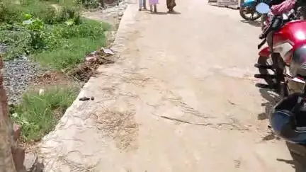 अनुमंडलीय अस्पताल तारापुर का रोड 5 दिन पहले बनने के बाद रोड की स्थिति हुई जर्जर। #तारापुर #मुंगेर #बिहार