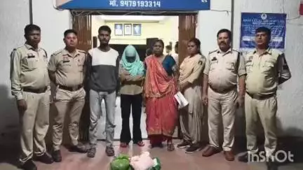 कटघोरा: कटघोरा पुलिस ने गांजा तस्करी करते पकड़े बॉयफ्रेंड और गर्लफ्रेंड, 2 किलो गांजा किया बरामद