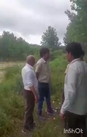 नकुड: सादुल्लापुर में जमीनों में कटाव की खबर पर सिंचाई विभाग के अधिकारियों ने लिया जायजा