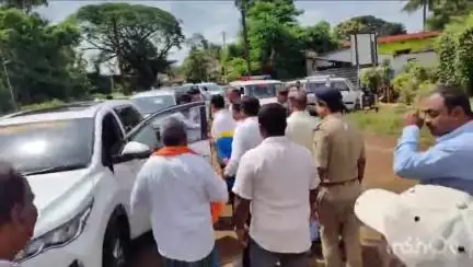 ಶಿಕಾರಿಪುರ: ಅಂಬ್ಲಿಗೋಳ- ಅಂಜನಾಪುರ ಜಲಾಶಯಕ್ಕೆ ಬಾಗಿನ ಅರ್ಪಿಸಿದ ಬಿಎಸ್ ವೈ ಕುಟುಂಬ