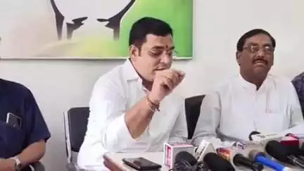 गुना नगर: कांग्रेस प्रदेश अध्यक्ष जीतू पटवारी पर FIR को लेकर बमोरी विधायक ऋषि अग्रवाल ने किया विरोध