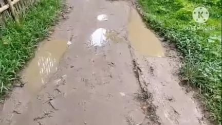 তেলিয়ামুড়া: কলই পাড়ায় বেহাল রাস্তা, সমস্যায় সাধারণ মানুষ #jansamasya