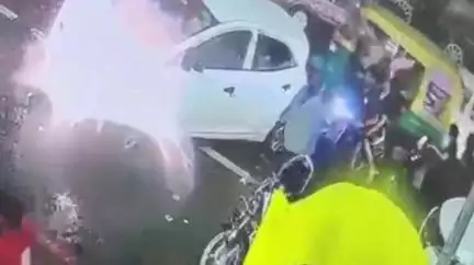 झांसी: पटरी दुकानदार पर बाइक पटकने से दुकानदार के सिर में आई चोट, पीड़ित ने CCTV फुटेज लेकर SSP से की शिकायत