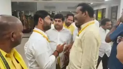 జమ్మలమడుగు: రాష్ట్ర టీడీపీ అధ్యక్షుడు పల్లా శ్రీనివాసరావును కలిసిన నియోజకవర్గ టీడీపీ ఇన్ఛార్జ్‌ భూపేష్ రెడ్డి