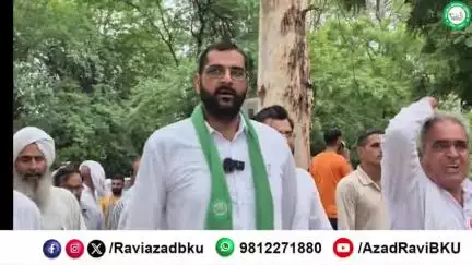 HT लाइन के मार्केट रेट के मुआवजे की मांग को लेकर SDM और SHO से मीटिंग