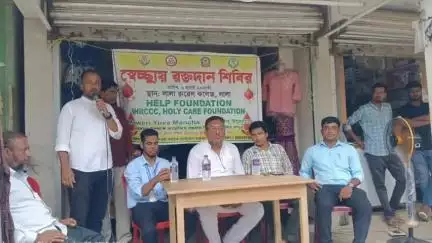 হাইলাকান্দি: 6 জুলাই লালায় মহরম উদযাপন অনুষ্ঠানে রক্তদান শিবিরের প্রস্তুতি নিয়ে হাইলাকান্দির বিভিন্ন জায়গায় আয়োজিত সচেতনতা কর্মসূচি