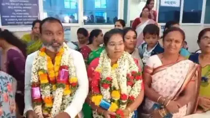ಚಳ್ಳಕೆರೆ: ನಗರದ ನಗರಸಭೆಗೆ ನೂತನ ಅಧ್ಯಕ್ಷರಾಗಿ ಶಿಲ್ಪಾ ಮುರುಳಿ ಅವಿರೋಧ ಆಯ್ಕೆ
