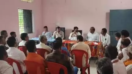 बटियागढ़: हारट गांव पहुंचे राज्यमंत्री लखन पटेल, पंडित विपिन बिहारी जी महाराज के विचारों का किया स्वागत