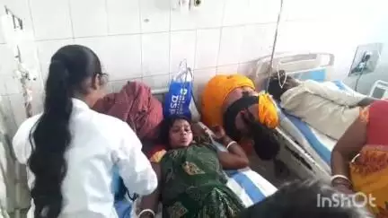 अरवल: उपाध्याय बीघा गांव में अनाज रखते समय महिला छत से गिरी