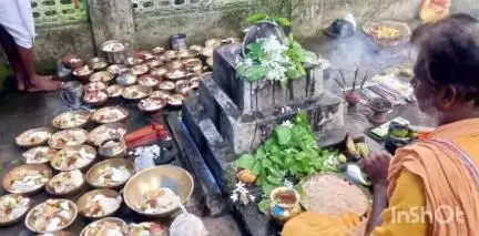 मसलिया: मसलिया प्रखंड के रंगामटिया गांव में पारंपरिक श्रद्धा से मनाई गई बाबा दुबे पूजा