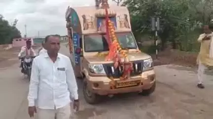 पिड़ावा: हरनावदा गजा में ग्रामीणों ने शांतिकुंज हरिद्वार से निकली ज्योति कलश यात्रा का किया स्वागत