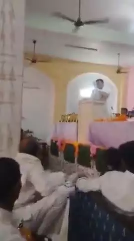 तमसा वाटिका मऊ में 17 अतिपिछड़ी जातियों के लंबित रिजर्वेशन प्रकरण एवं प्रतिभा सम्मान समारोह में बतौर मुख्य अतिथि संबोधन करते हुए।
