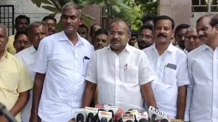 திண்டிவனம்: 'என் உயிருக்கு ஆபத்து பாமக எம்எல்ஏ அருள்'-தைலாபுரம் தோட்டத்தில் பேட்டி