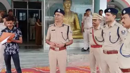 बोध गया: गया एसएसपी आनंद कुमार ने बोधगया थाने का वार्षिक निरीक्षण किया, कई निर्देश दिए