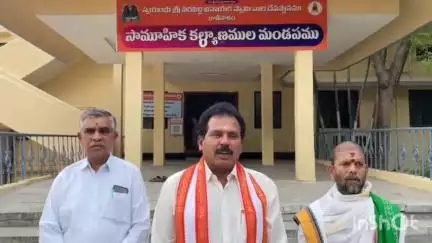 పూతలపట్టు: కాణిపాకం సామూహిక కళ్యాణముల మండపం  భక్తుల అందుబాటులోకి ఆలయ ఈవో పెంచల కిషోర్