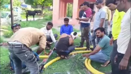 जलेसर: कस्बा जलेसर स्थित 132 केवीए विद्युत स्टेशन से विद्युत लाइन में फाल्ट आने के कारण 3 घंटे के लिए बिजली आपूर्ति प्रभावित