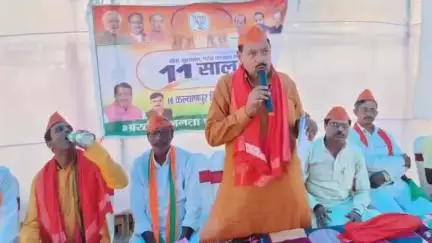 मोतिहारी: पूरन छपरा मंडल में बूथ सशक्तिकरण को लेकर आयोजित कार्यशाला को भाजपा के पूर्व विधायक ने संबोधित किया