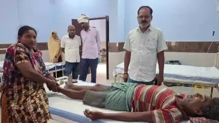 रघुनाथपुर: नरहन गांव में बिजली का करंट लगने से एक अधेड़ व्यक्ति घायल, अस्पताल में भर्ती
