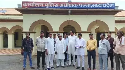 पन्ना: अमानवीय घटना के विरोध में लोधी समाज का प्रदर्शन, जीतू पटवारी के समर्थन में एफआईआर रद्द करने की मांग