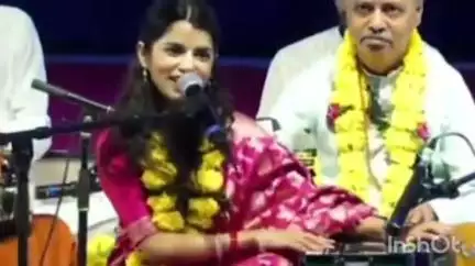 उज्जैन शहर: इस्कॉन मंदिर के धार्मिक आयोजन में पहुंची मैथिली ठाकुर, कथा वाचक विवाद पर दिया बयान