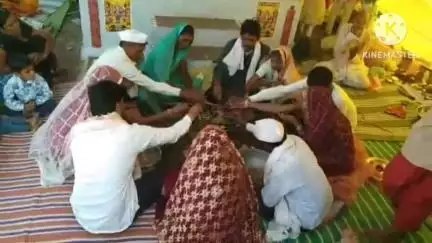 पंधाना: बोरगांव बुजुर्ग के पंडित दीनदयाल नगर में विधि-विधान से शिव परिवार की प्राण प्रतिष्ठा संपन्न