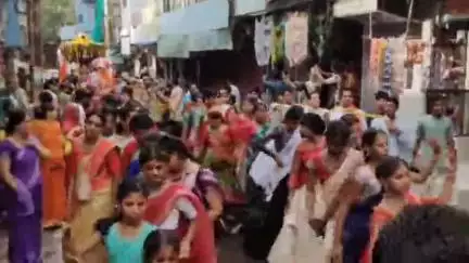 राजगढ़: राजगढ़ के राजमहल परिसर से निकाली गई भगवान जगन्नाथ की रथ यात्रा