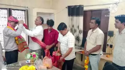 खानपुर: बकानी कस्बे में राजस्थान पंचायत शिक्षक विद्यालय संघ ने ब्लॉक शिक्षा अधिकारी का कार्यालय में किया भव्य स्वागत
