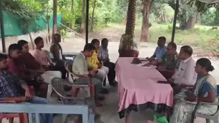 बोलबा: मोहर्रम को लेकर बोलबा थाना परिसर में शांति समिति की बैठक की गई
