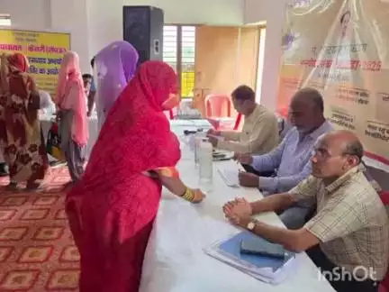 सेपउ: जिला परिषद के सीईओ ने शिविर का किया निरीक्षण