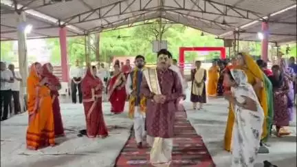 जळगाव: पांझरापोळ येथे श्रीमत् भागवत कथा ज्ञानयज्ञाला सुरूवात; परमपूज्य श्री नारायणजी ओझा यांचे मार्गदर्शन